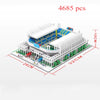 Madrid Style Soccer Stadium Model Micro Mini Diamond Block Kit Kids Adult Assemble Barcelona Football Field Brick Set Puzzle Toy