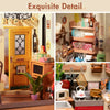 Rolife Cozy Kitchen 3D Wooden Puzzle DIY Miniature House Kit Gift for Kids DG159