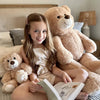 Cuddle Up with Our 39" Giant Mommy and Baby Plush Teddy Bear Set - Soft, Adorable, and Perfect for Hugs!