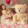 Cuddle Up with Our 39" Giant Mommy and Baby Plush Teddy Bear Set - Soft, Adorable, and Perfect for Hugs!