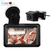 1080P Baby Car Monitor with 4.3'' IPS Screen and Night Vision - Adjustable Wide View Baby Car Mirror