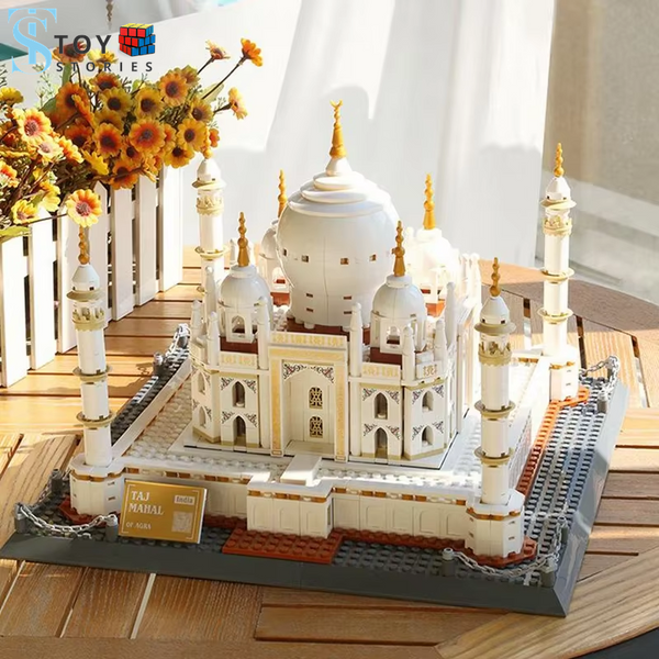 1113Pcs Creative Building Blocks Set World Great Architecture Large Taj Mahal Model Kit Bricks to Kids Toy Compatible with 10189