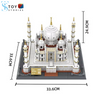1113Pcs Creative Building Blocks Set World Great Architecture Large Taj Mahal Model Kit Bricks to Kids Toy Compatible with 10189