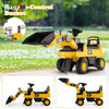 Children's Ride-On Excavator with Adjustable Bucket