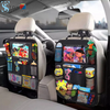 Car Back Seat Organizer with Touch Screen Tablet Holder and Automatic Storage Pocket for Travel