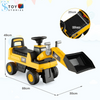 Children's Ride-On Excavator with Adjustable Bucket