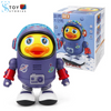 Musical Dancing Baby Duck Toy with Lights & Sounds - Interactive Robot for Infants & Kids