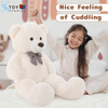 Giant 39-Inch Teddy Bear - Perfect Large Stuffed Animal for Baby Showers and Boys!
