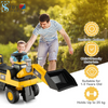 Children's Ride-On Excavator with Adjustable Bucket