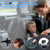 1080P Baby Car Monitor with 4.3'' IPS Screen and Night Vision - Adjustable Wide View Baby Car Mirror